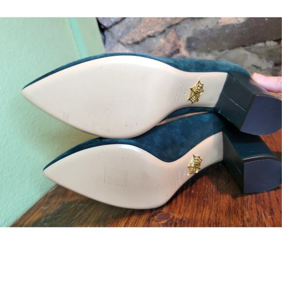 Charlotte Olympia Made in Italy Real Leather Suede Heel - Picture 5 of 6